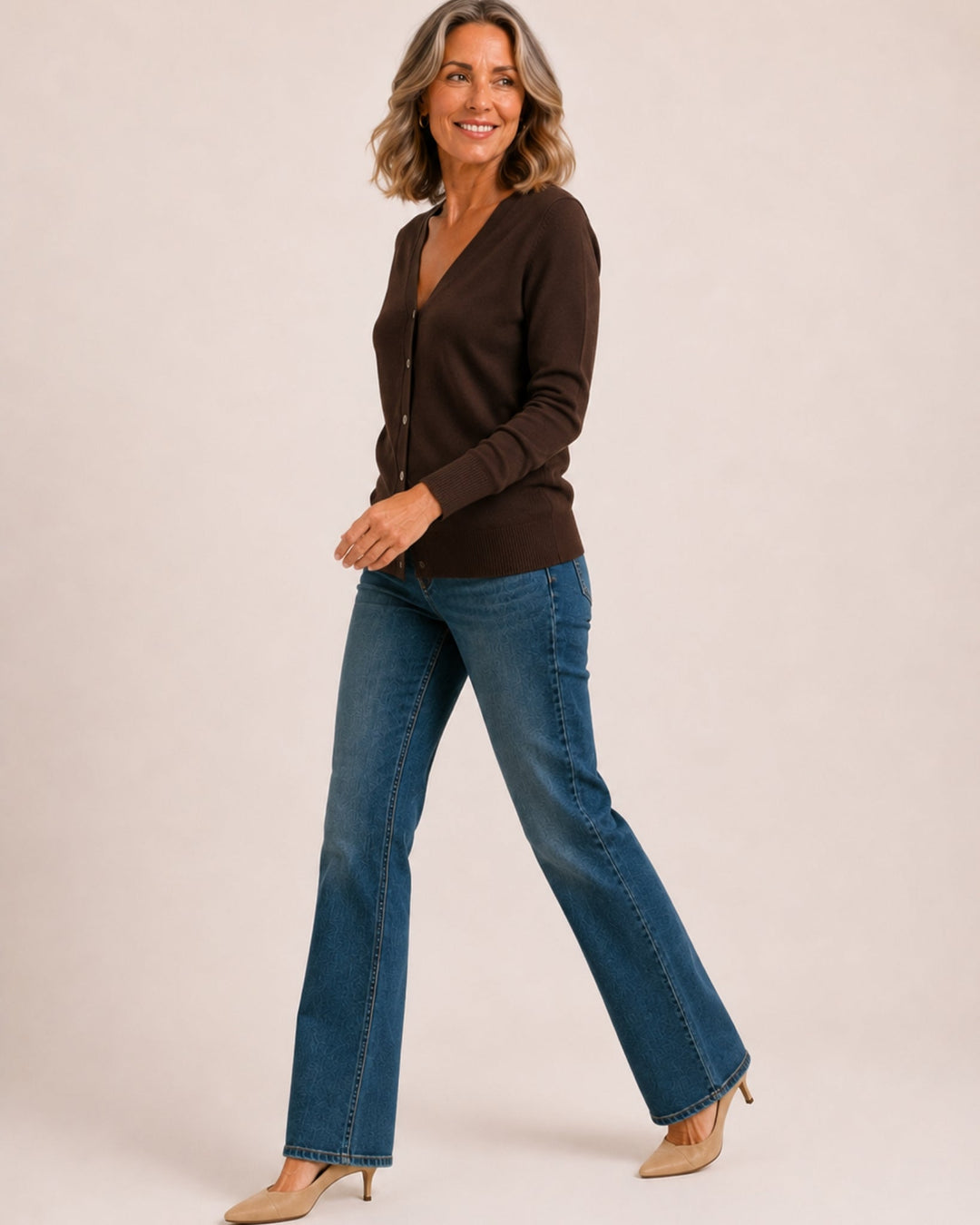 Zora Refined V-Neck Cardigan