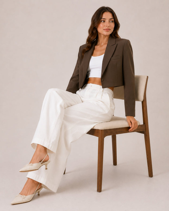 Pilar Refined Cropped Blazer