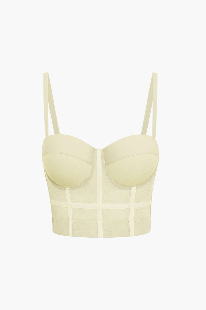 Everly Structured Bustier Crop Top