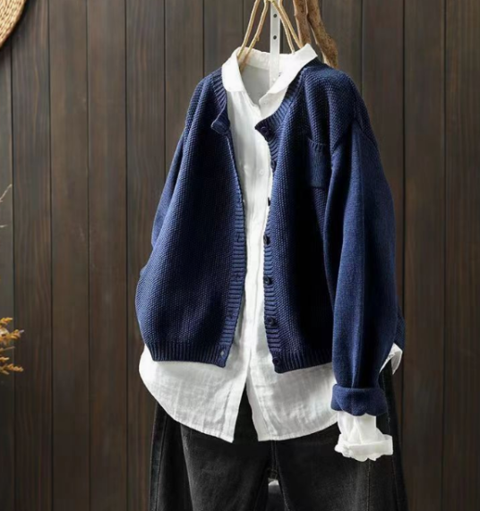 Linette Cable Bomber Cardigan