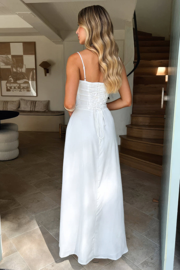 Jenny Tie Front Maxi Dress