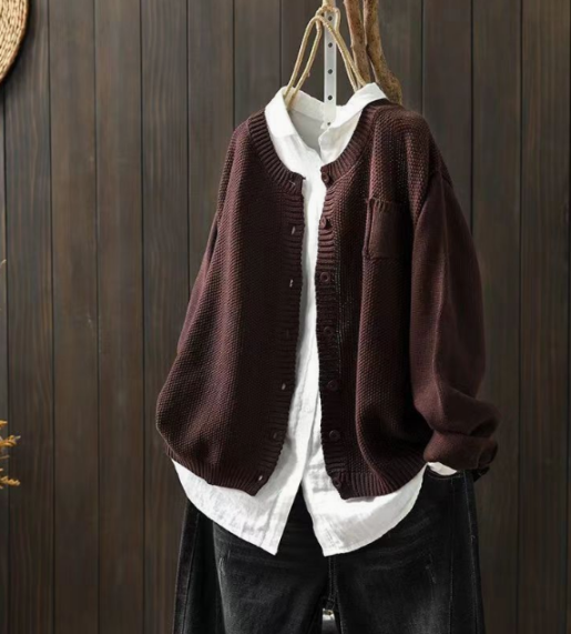 Linette Cable Bomber Cardigan