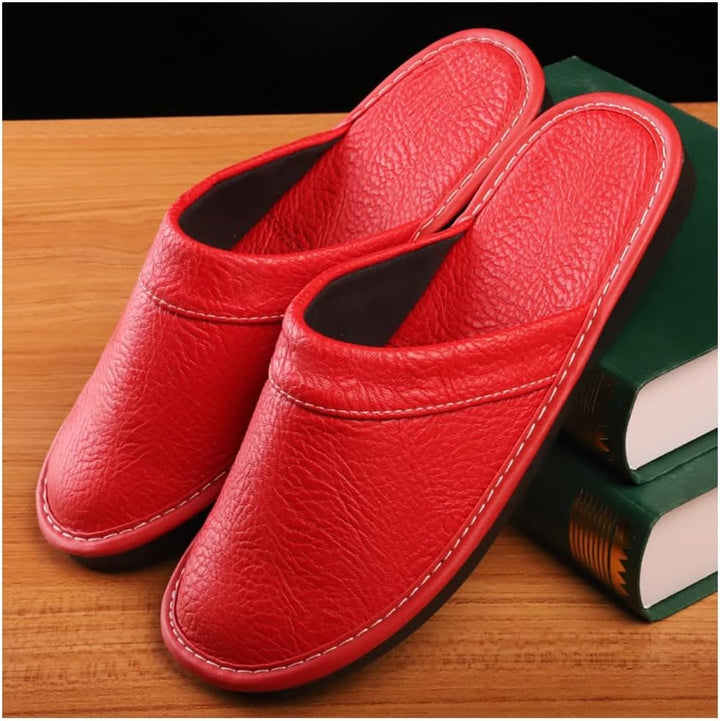 Jufel Textured Closed-Toe Slippers