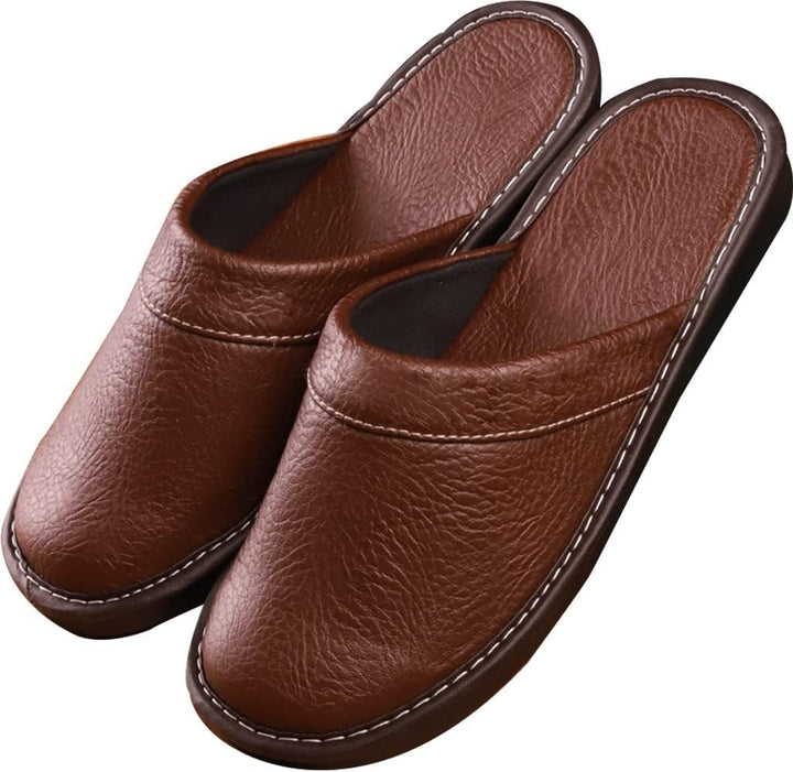 Jufel Textured Closed-Toe Slippers