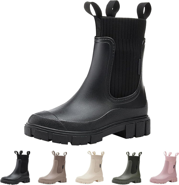 Faye Lug Sole Chelsea Boots