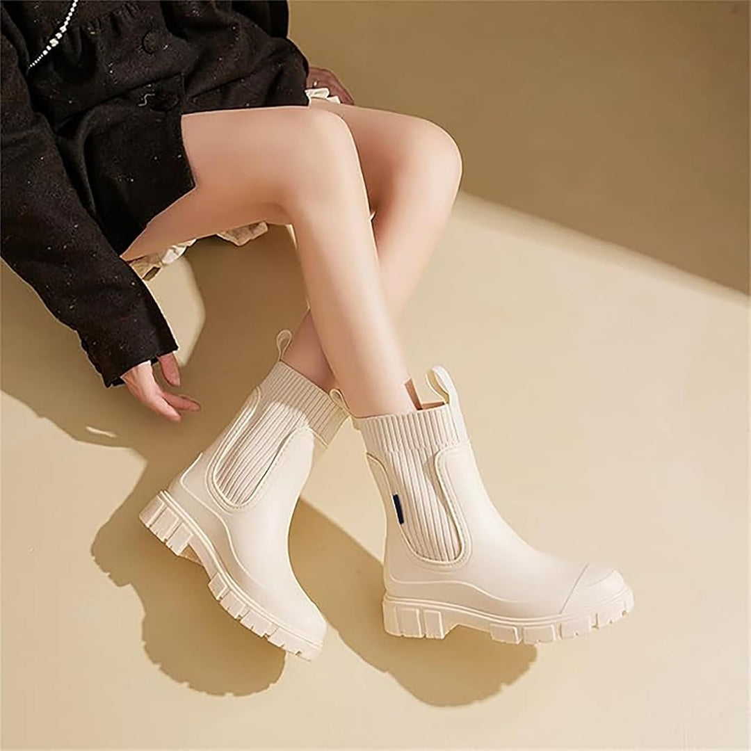 Faye Lug Sole Chelsea Boots