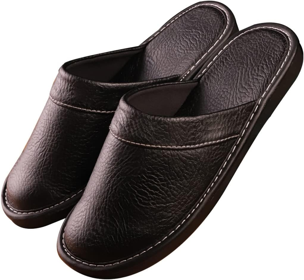 Jufel Textured Closed-Toe Slippers