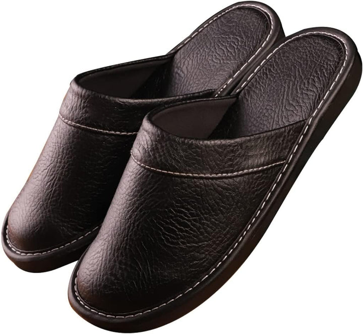 Jufel Textured Closed-Toe Slippers