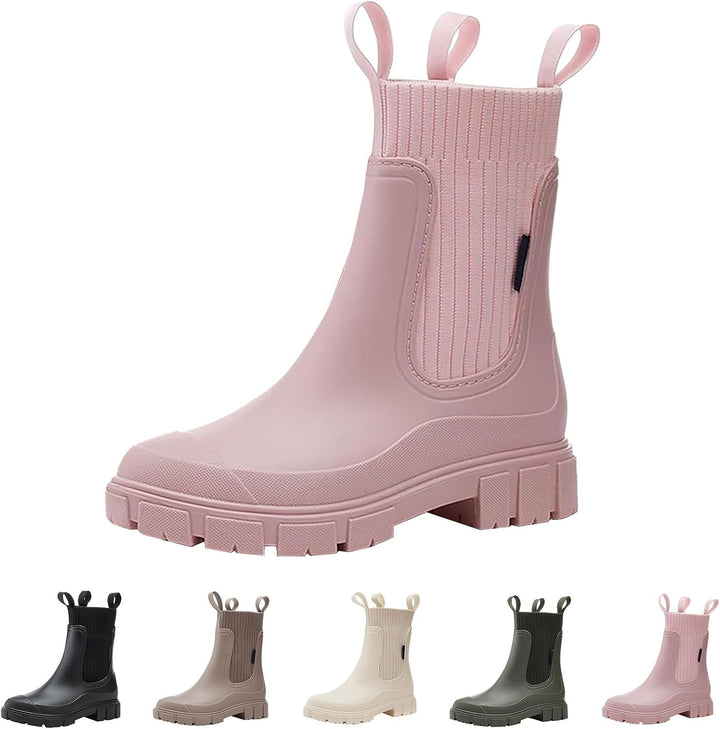 Faye Lug Sole Chelsea Boots