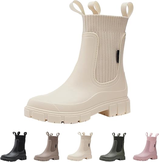 Faye Lug Sole Chelsea Boots