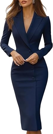Willow Tailored Blazer Midi Dress