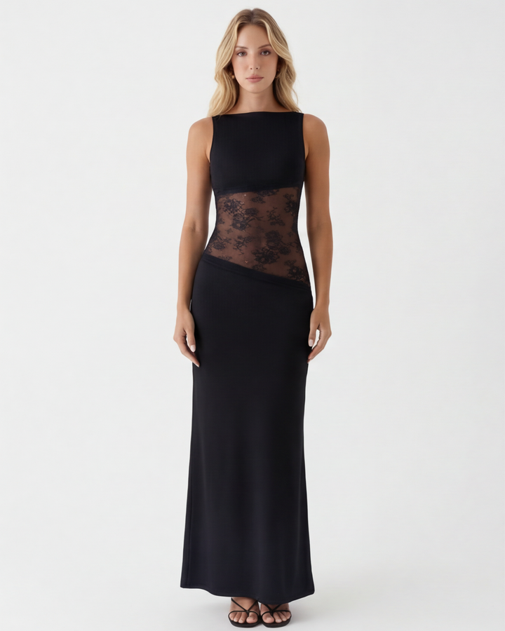 Lyric Lace Panel Maxi Dress