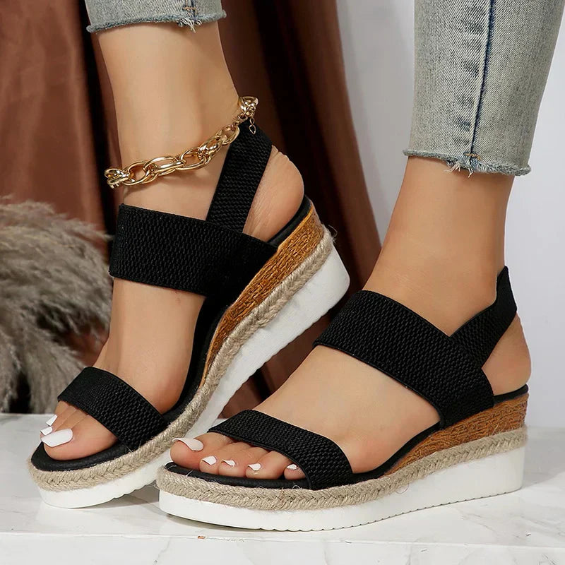 Marigold Riviera Comfort Platform Sandals