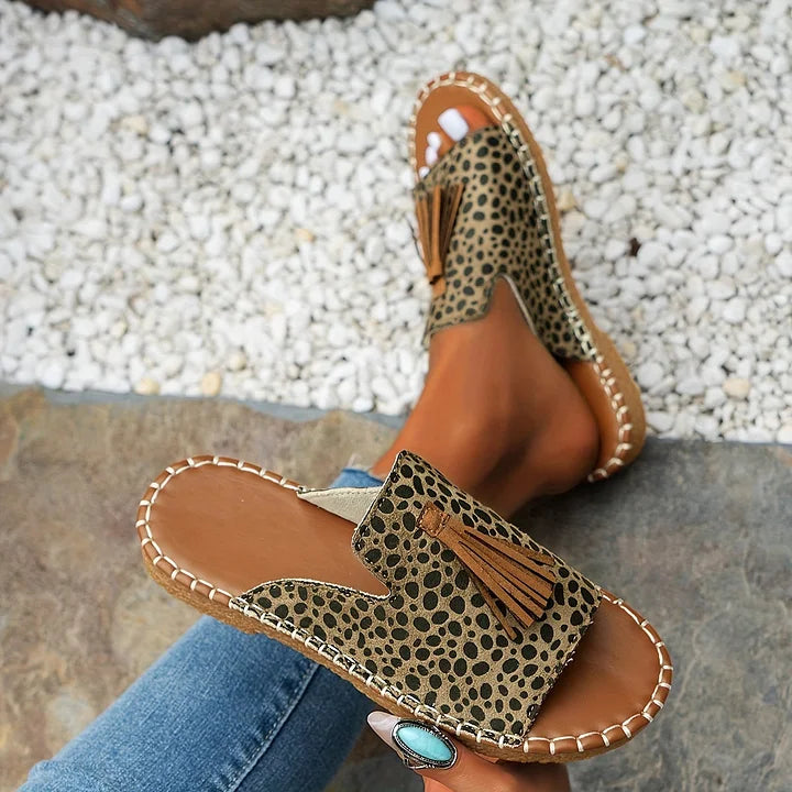 Robin Nomad Tassel Slide Sandals