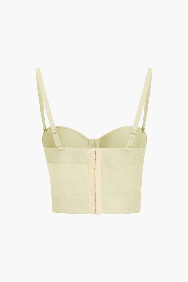 Everly Structured Bustier Crop Top