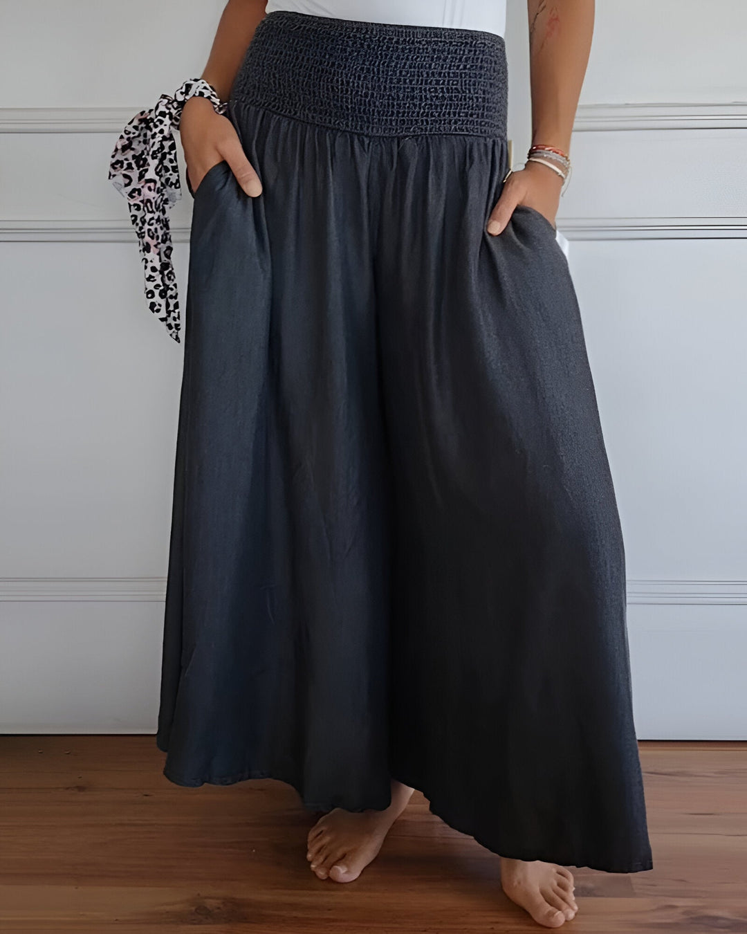 Lorraine Smocked Flow Pants