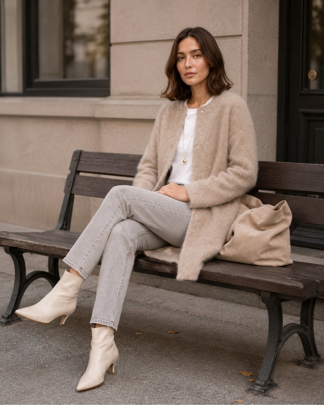 Ornella Refined Longline Cardigan