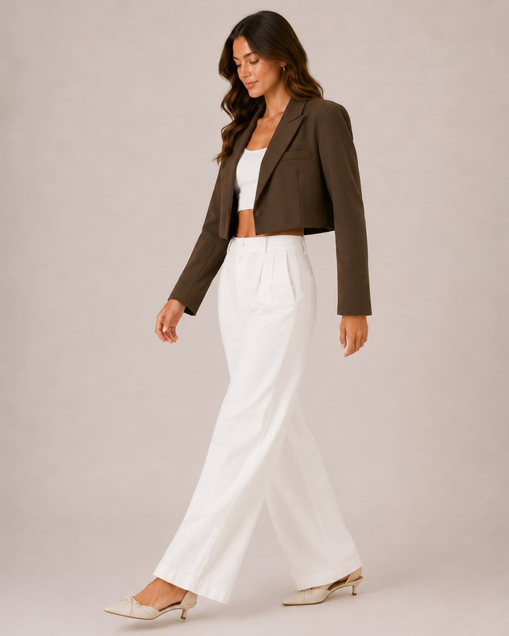 Pilar Refined Cropped Blazer