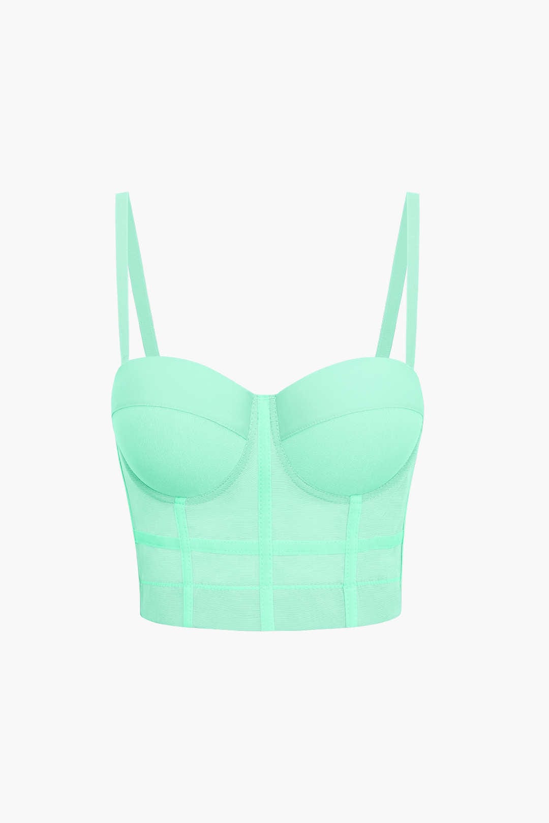 Everly Structured Bustier Crop Top