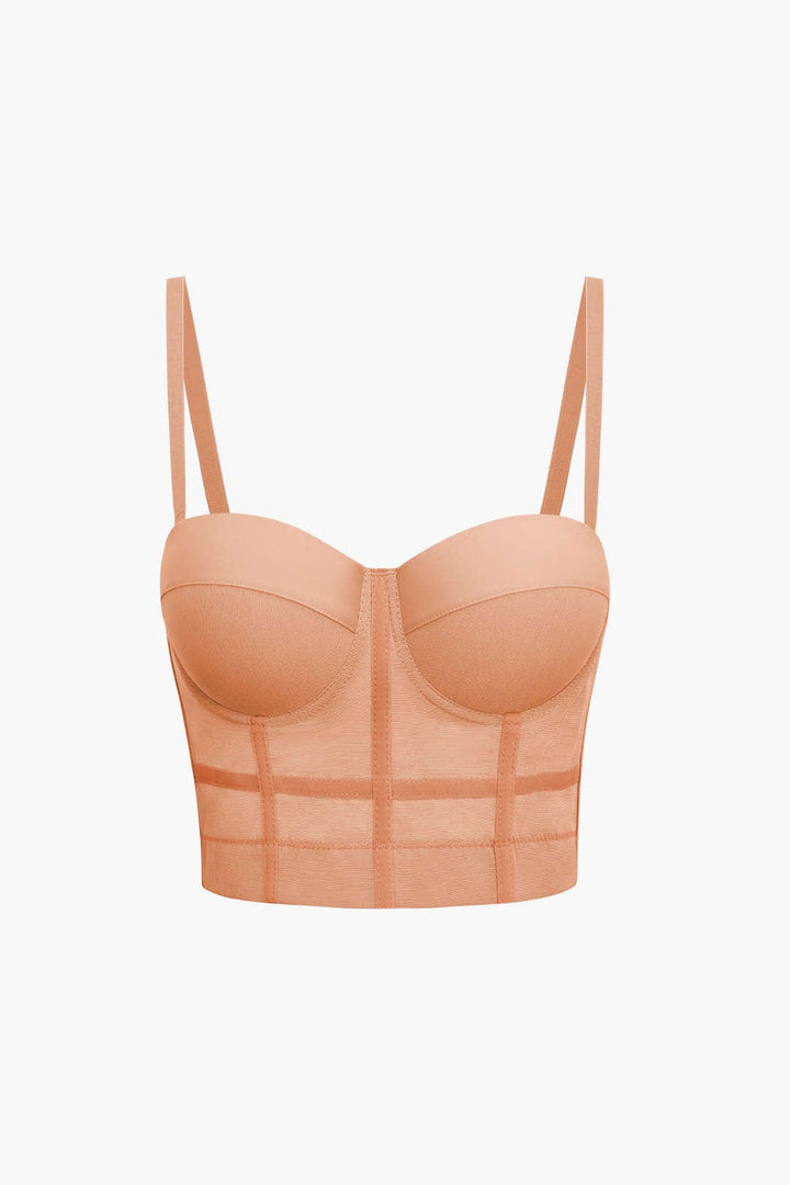 Everly Structured Bustier Crop Top