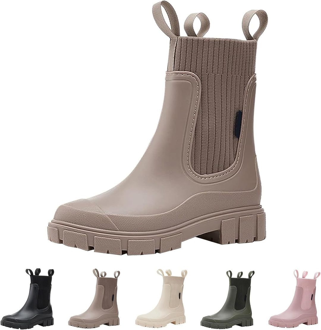 Faye Lug Sole Chelsea Boots