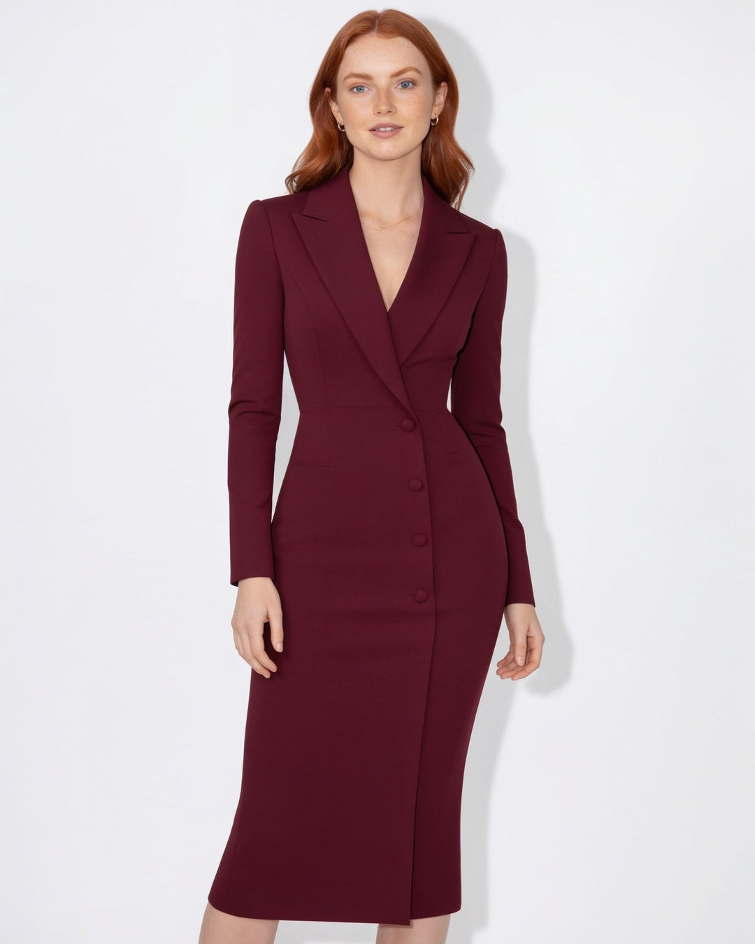Serena Tailored Blazer Midi Dress