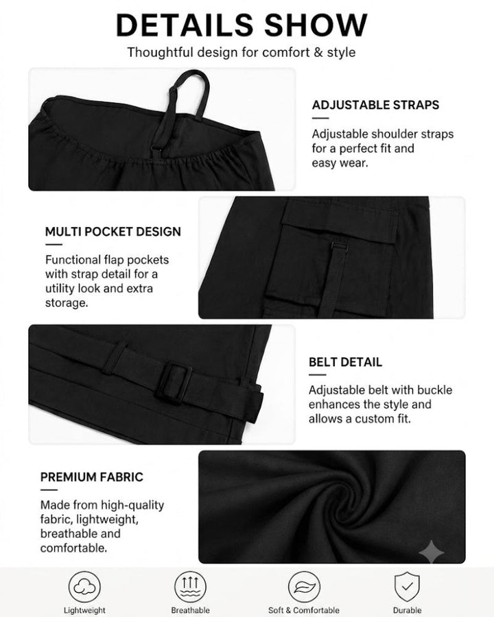 Amelie Utility Cargo Jumpsuit