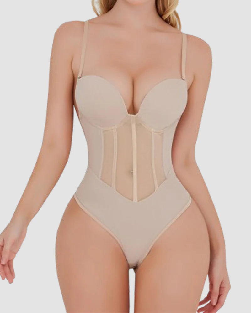 Sutton Sheer Mesh Contour Bodysuit