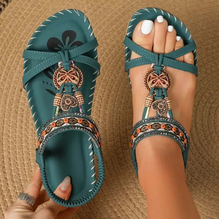 Tara Desert Jewel Gladiator Sandals