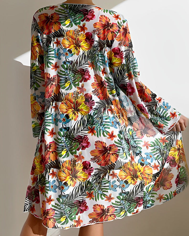 Juanita Botanical Breeze Bikini & Kimono Set