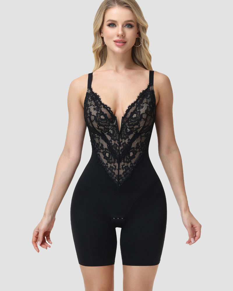 Nacy Lace Contour Shapewear Bodysuit
