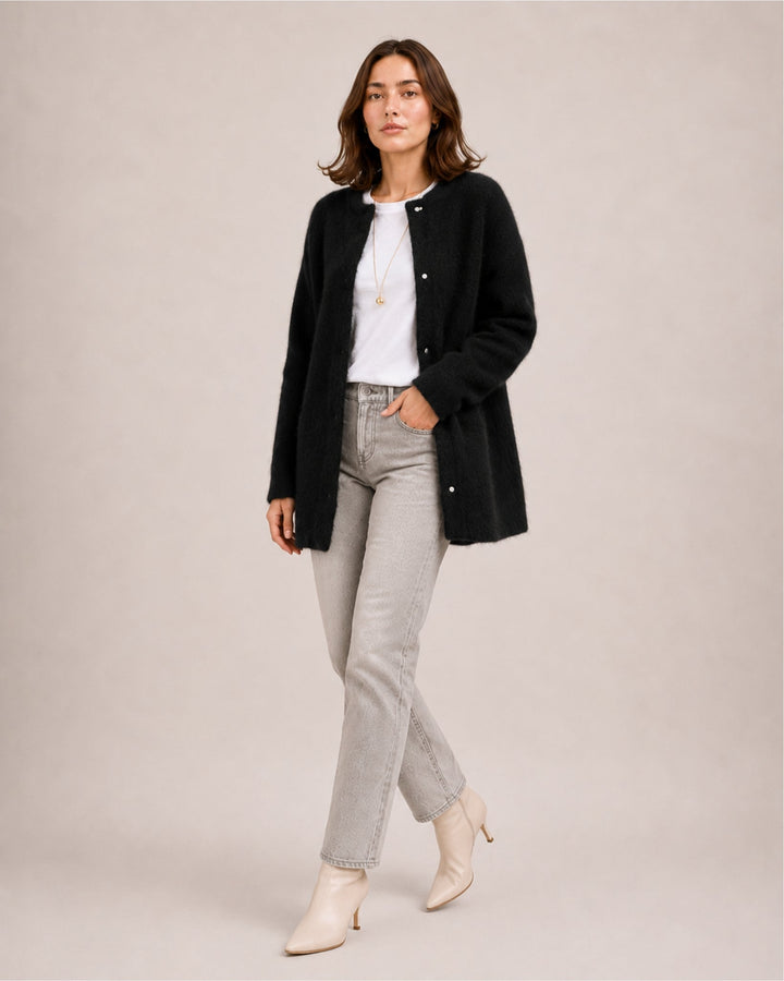 Ornella Refined Longline Cardigan