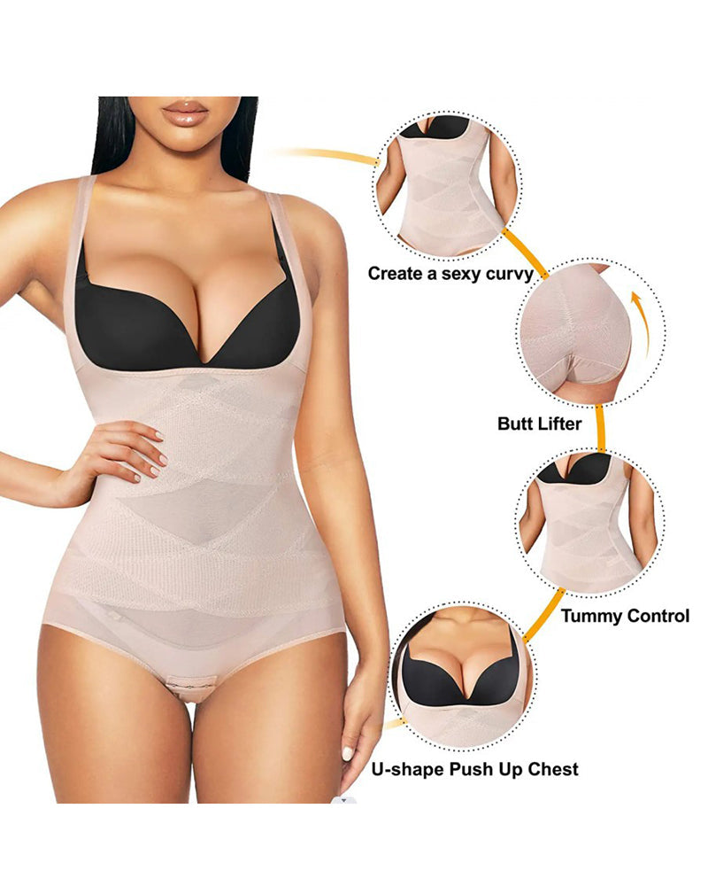 Starr Mesh Contour Shapewear Bodysuit