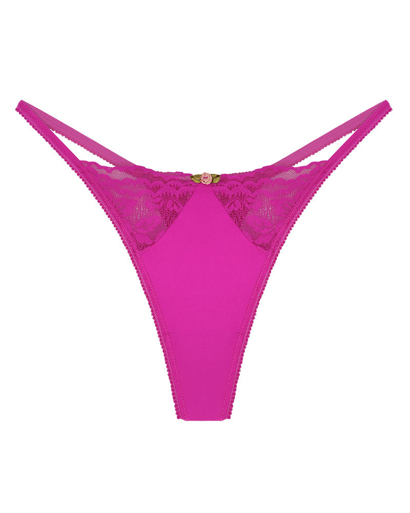 Nancy Lace Thong Panty