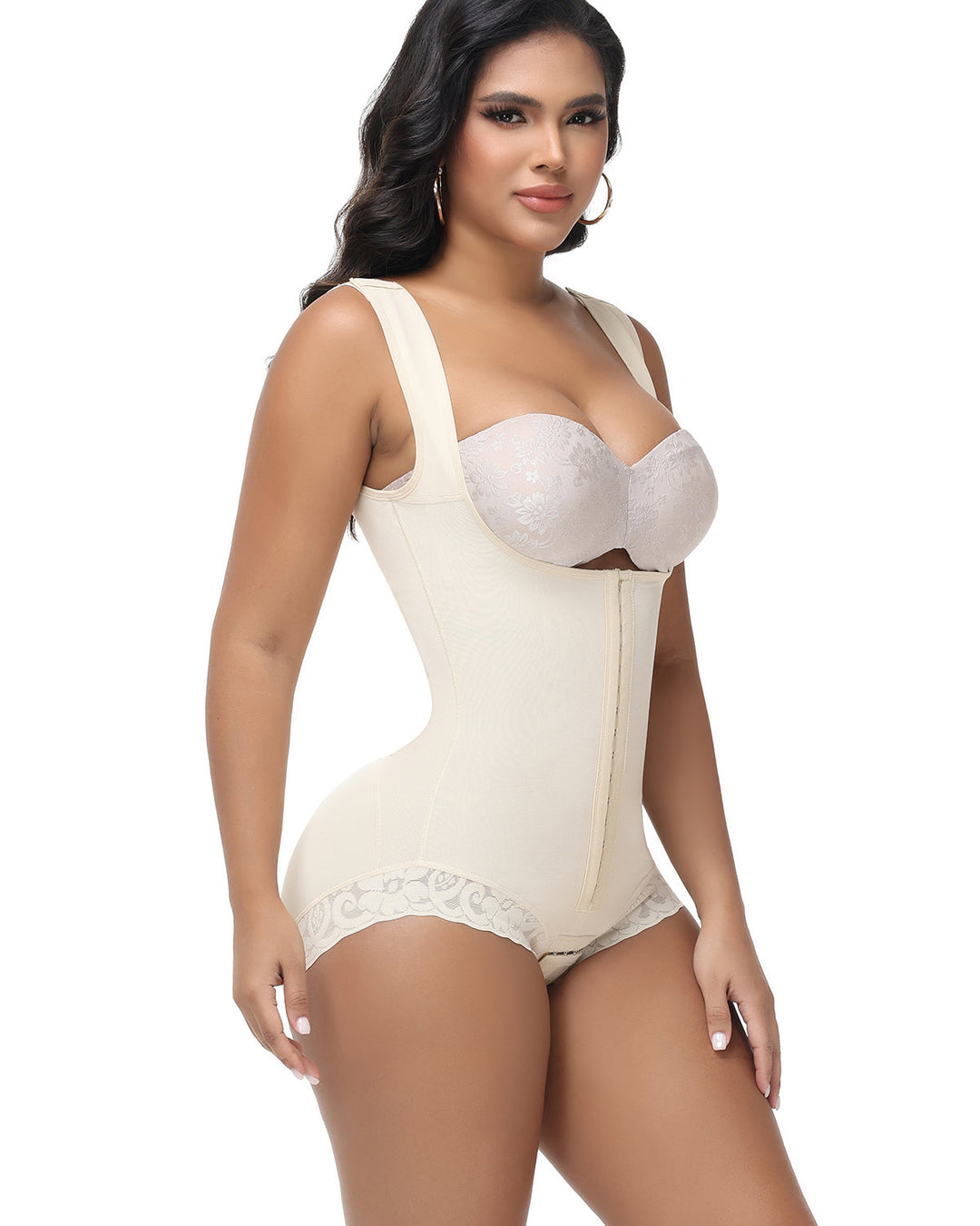 Peaches Open-Bust Contour Shapewear Bodysuit