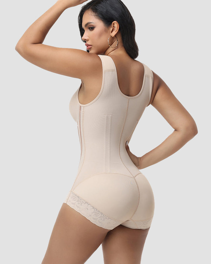 Pia Zip Front Contour Shapewear Bodysuit