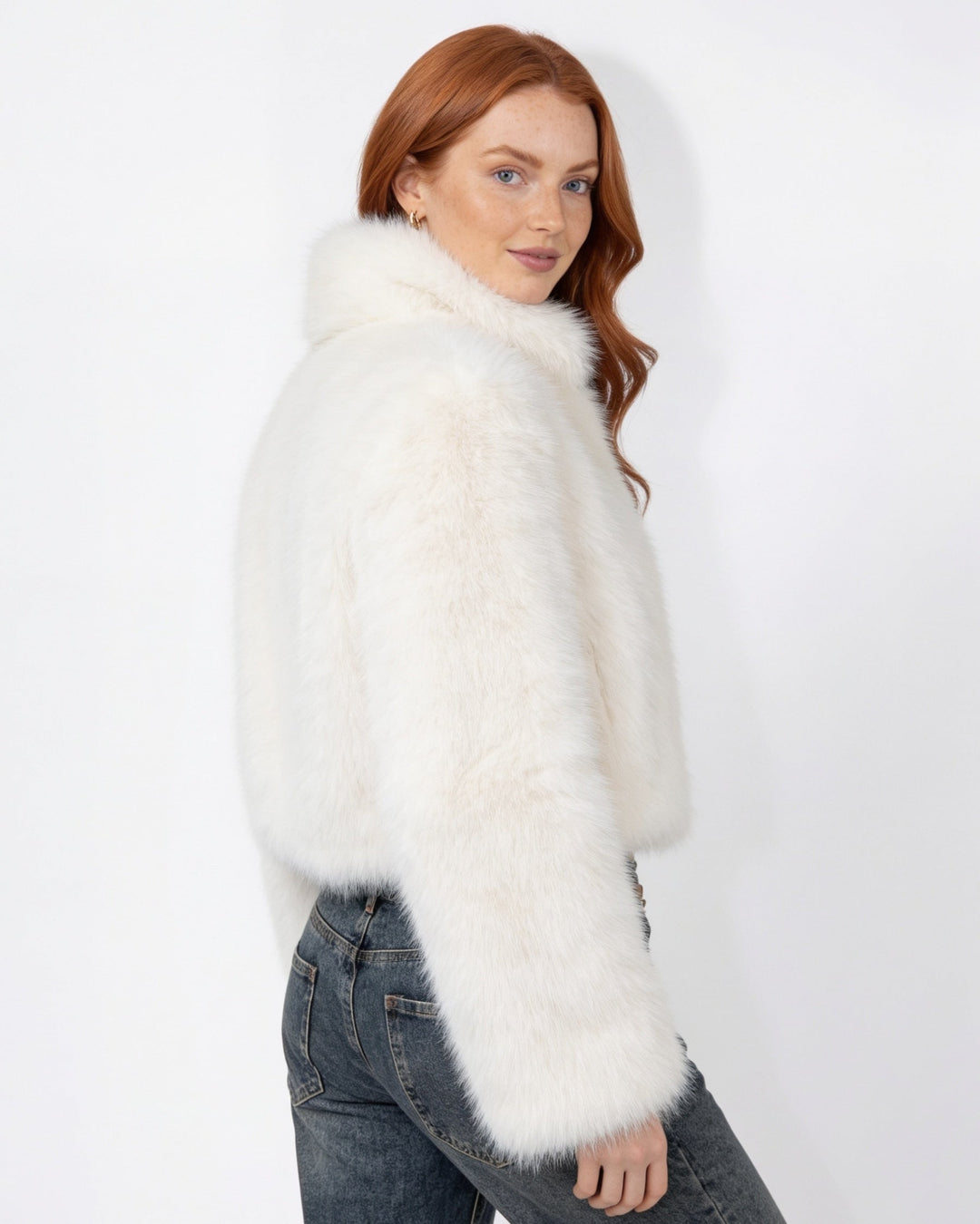 Tori Plush Cropped Jacket