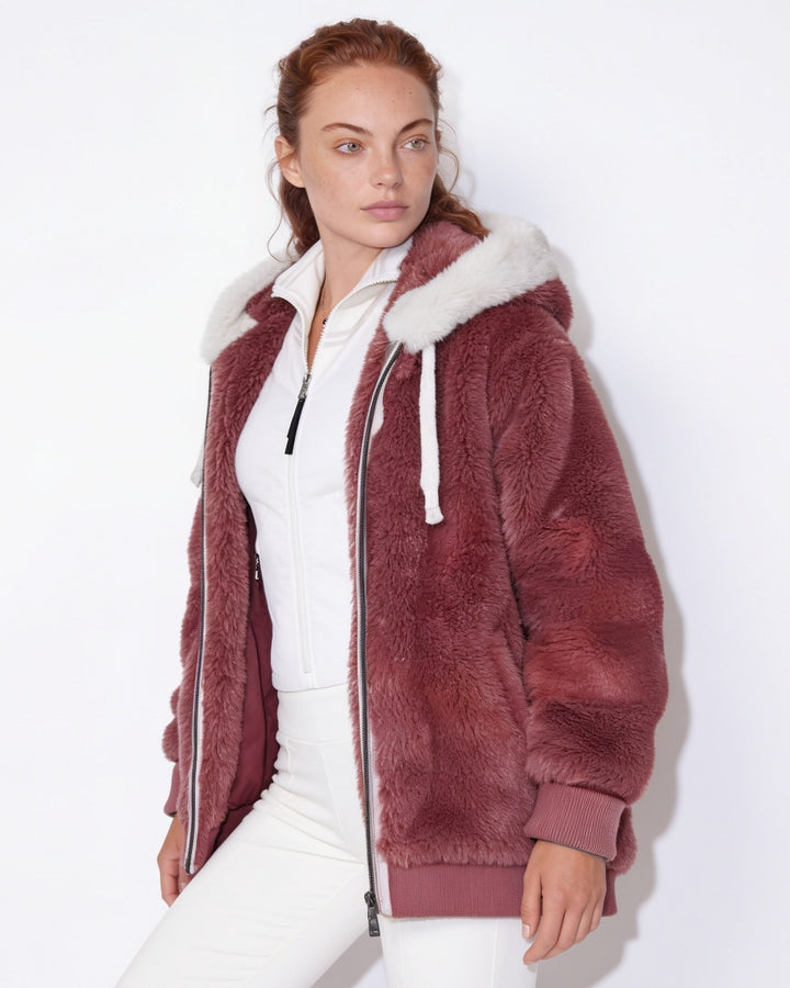 Bellamy Plush Hooded Zip Jacket