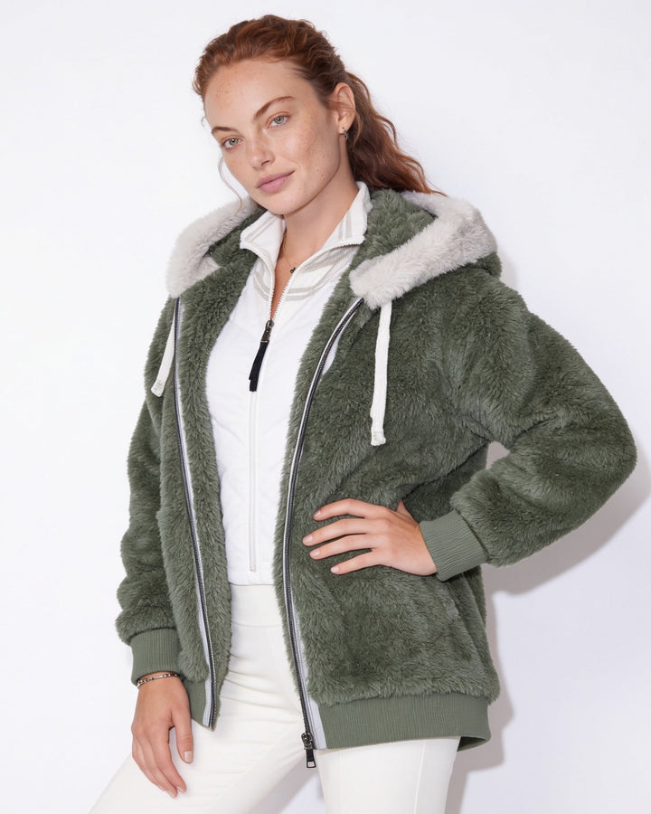 Bellamy Plush Hooded Zip Jacket