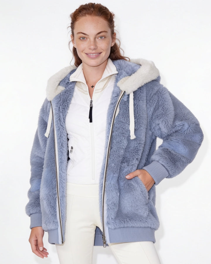 Bellamy Plush Hooded Zip Jacket