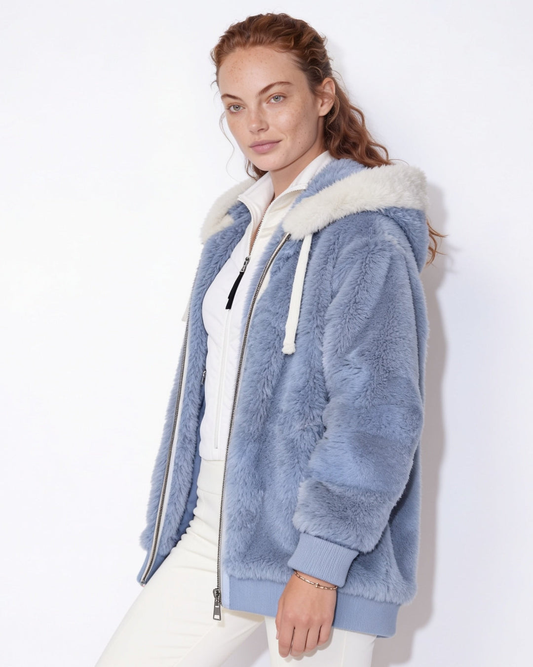 Bellamy Plush Hooded Zip Jacket