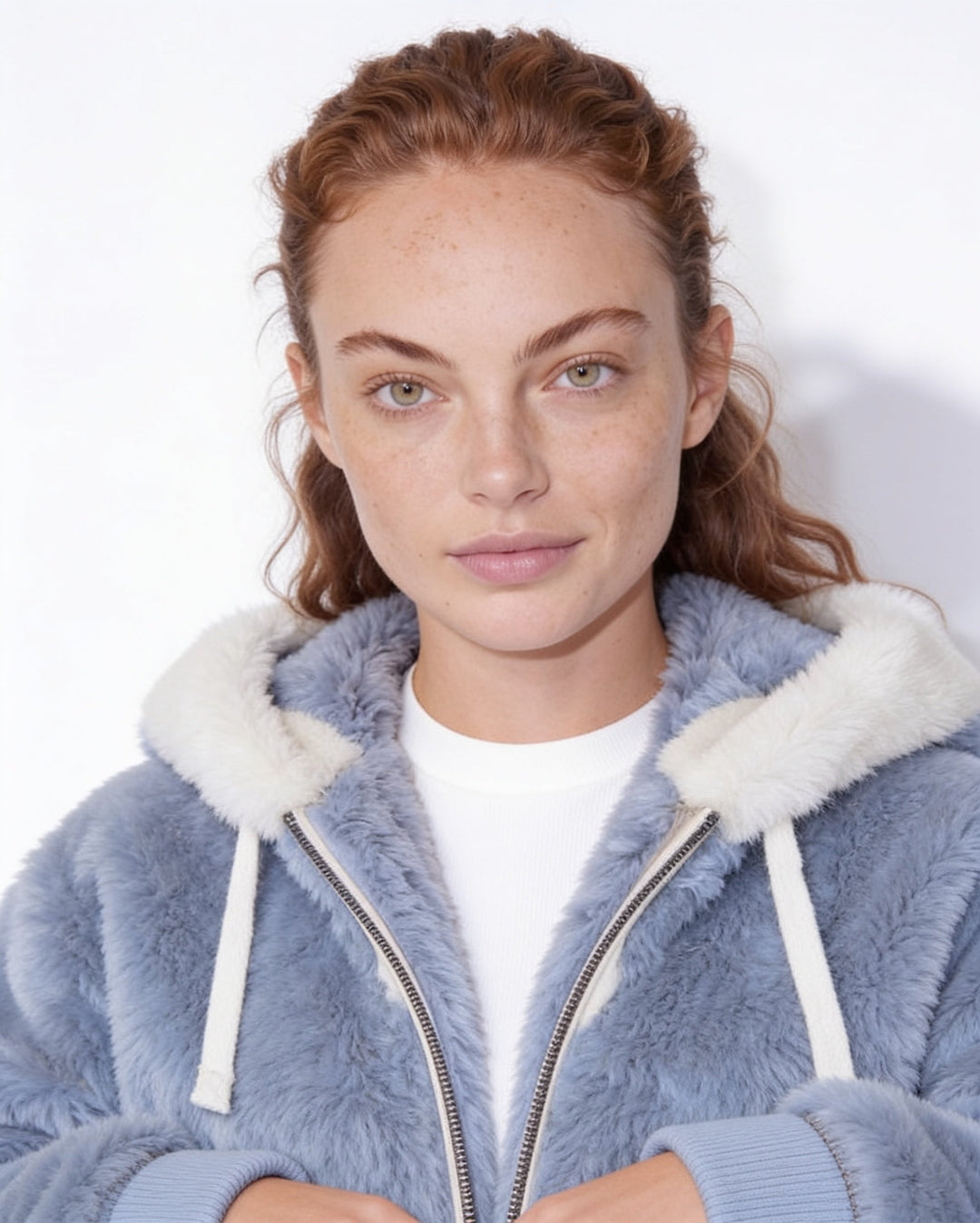 Bellamy Plush Hooded Zip Jacket