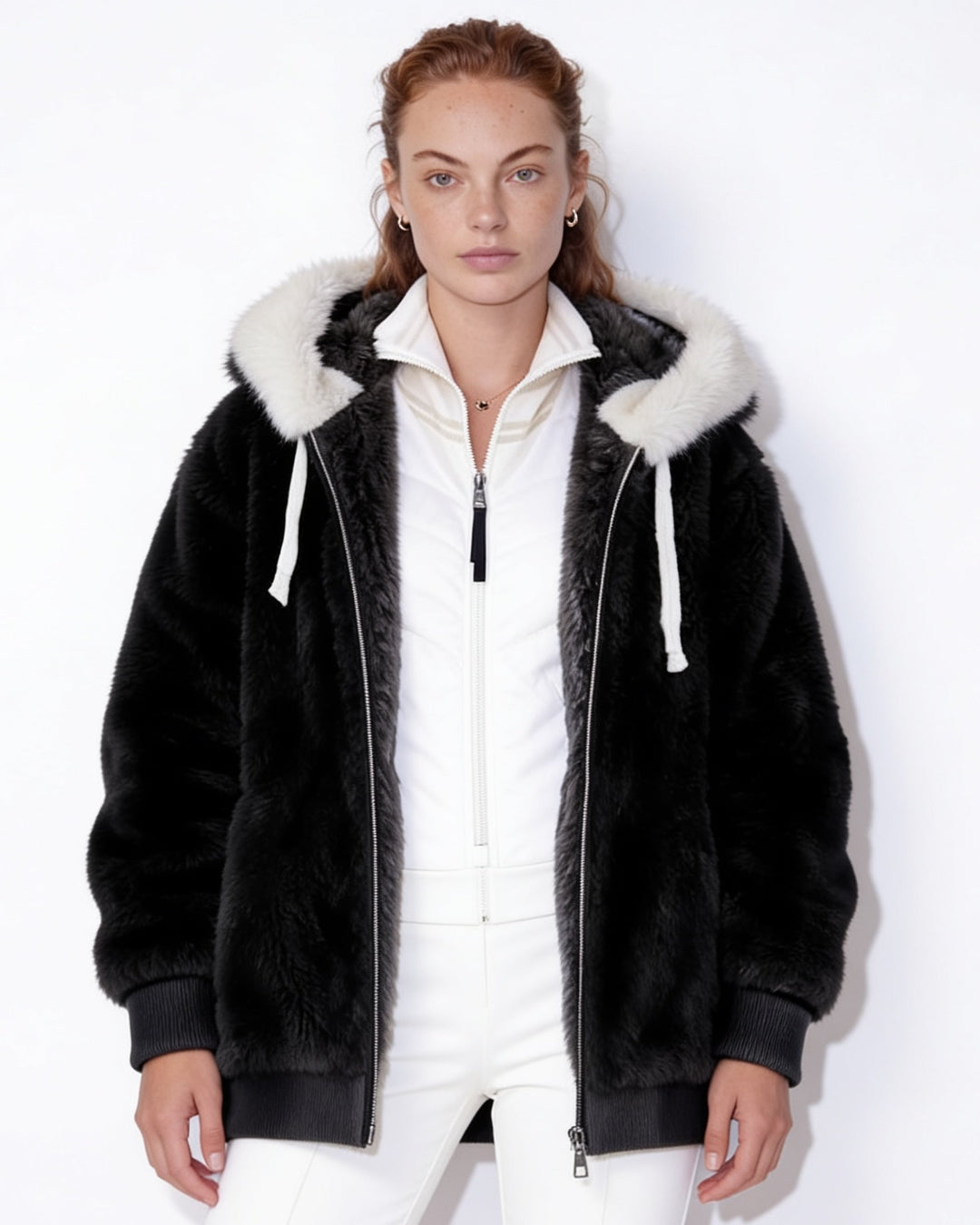 Bellamy Plush Hooded Zip Jacket