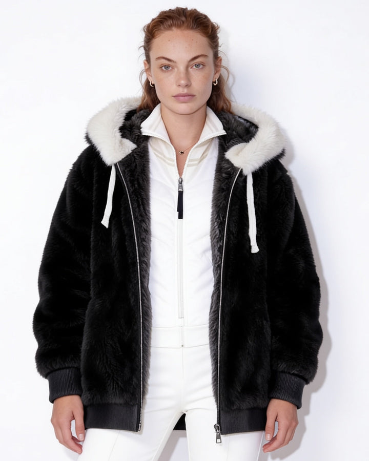 Bellamy Plush Hooded Zip Jacket