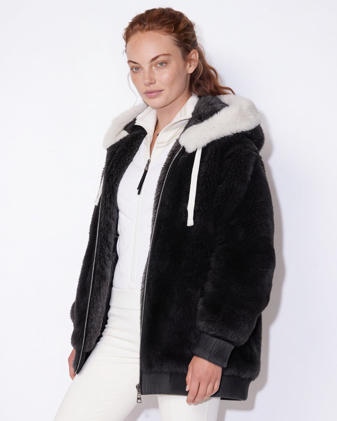 Bellamy Plush Hooded Zip Jacket