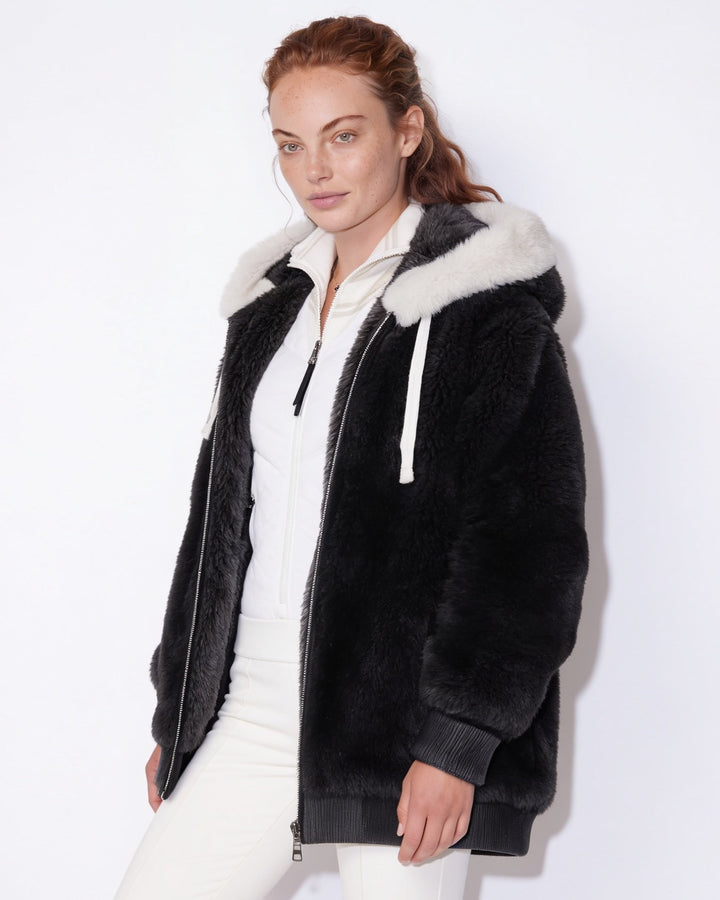 Bellamy Plush Hooded Zip Jacket
