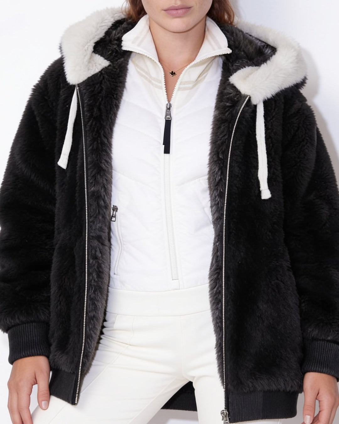 Bellamy Plush Hooded Zip Jacket