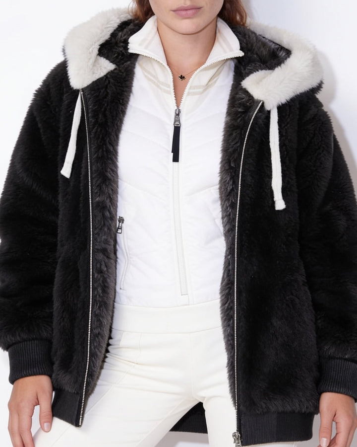 Bellamy Plush Hooded Zip Jacket