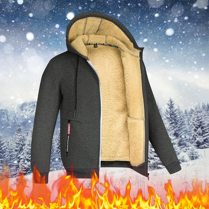 James Warm-Lined Zip Hoodie