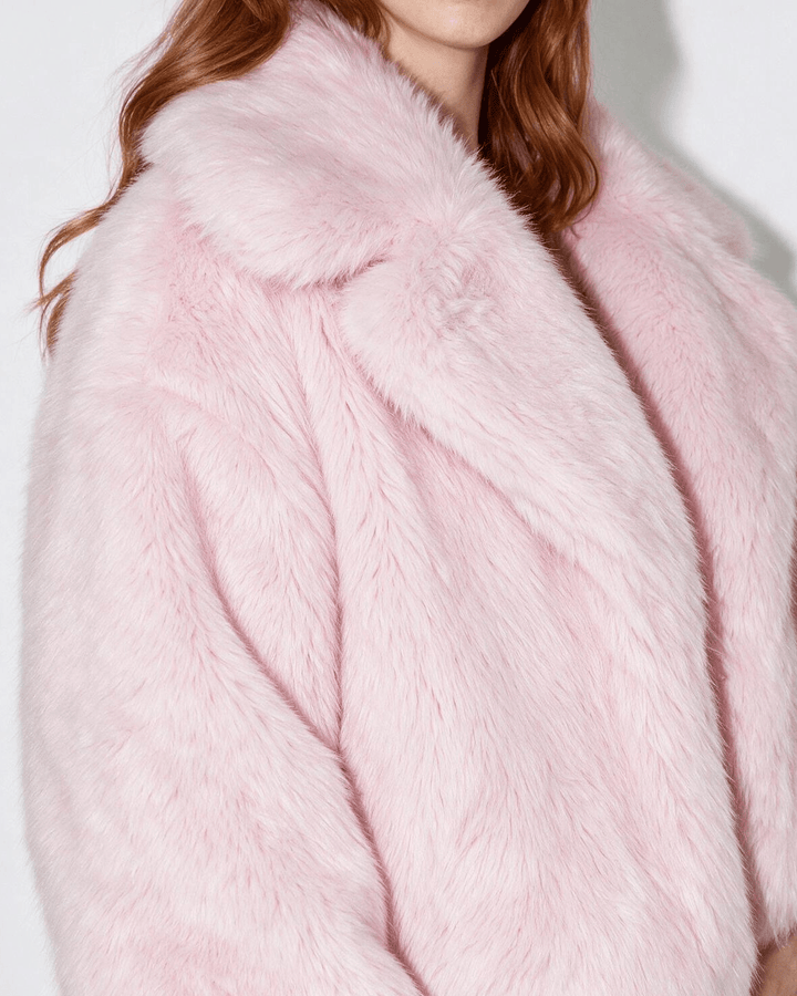 Astoria Plush Collar Cropped Jacket